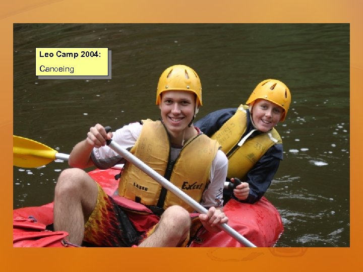 Leo Camp 2004: Canoeing 