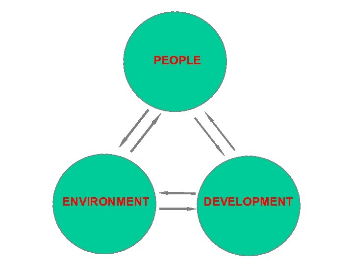 PEOPLE ENVIRONMENT DEVELOPMENT 