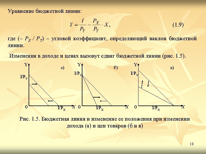 На рисунке дана бюджетная линия потребителя с доходом 120 ед найти уравнение бюджетной линии