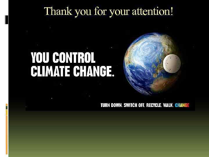 Thank you for your attention! 