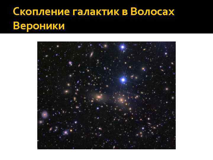 Скопление галактик в Волосах Вероники 