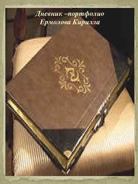 Дневник –портфолио Ермолова Кирилла 