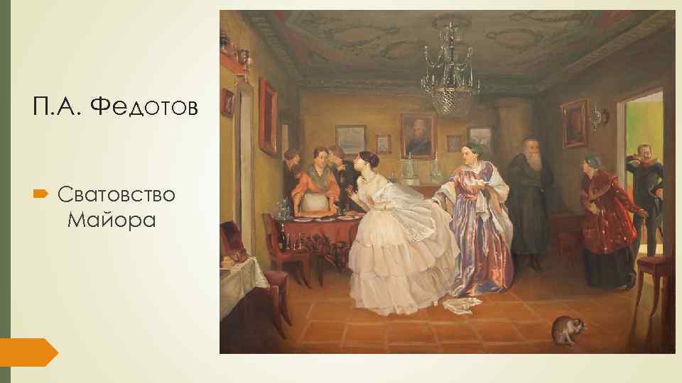 П. А. Федотов Сватовство Майора 