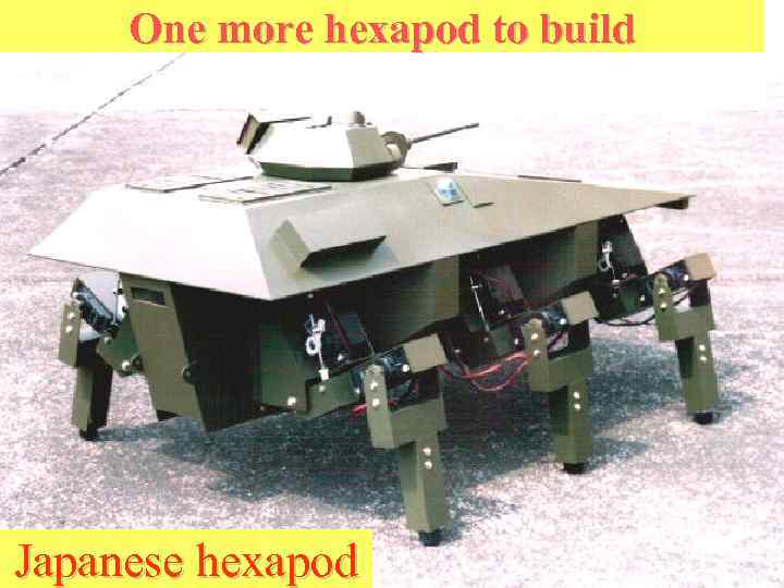 One more hexapod to build Japanese hexapod 