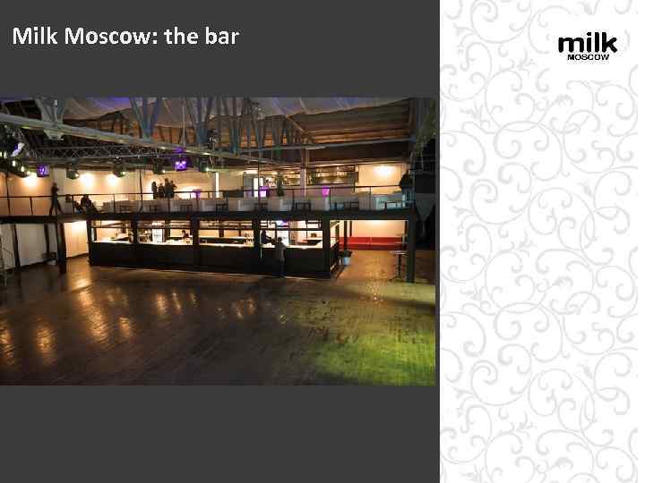 Milk Moscow: the bar 