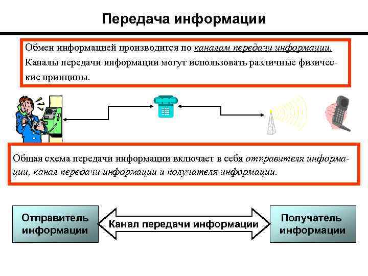 Структура передачи информации