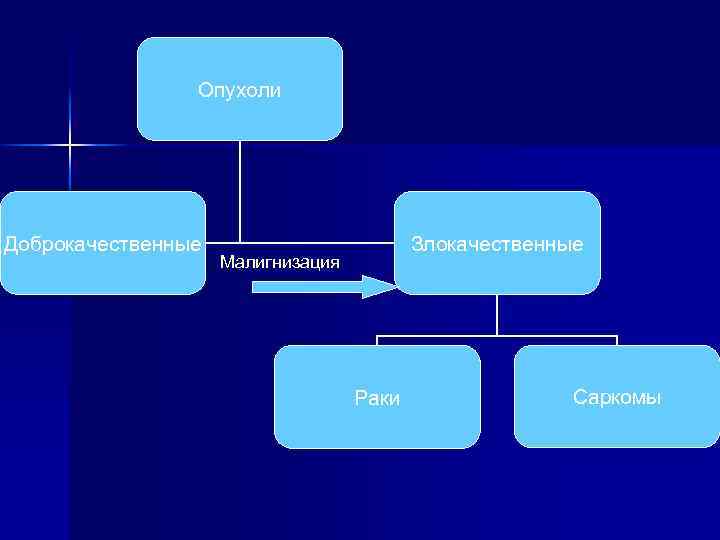 Опухоли Доброкачественные Злокачественные Малигнизация Раки Саркомы 