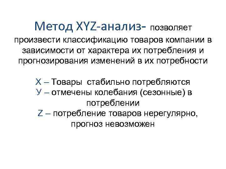 A z method. Xyz анализ. Метод xyz. Xyz анализ клиентов. Анализ xyz методика расчета.