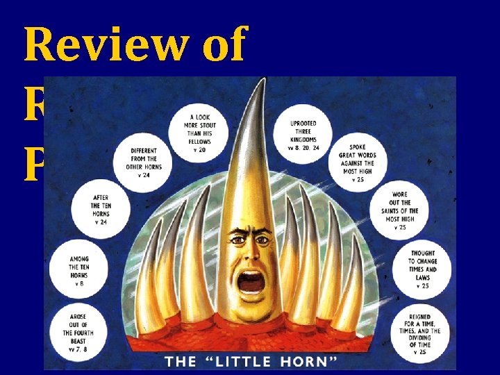 Review of Revelation Prophecy 