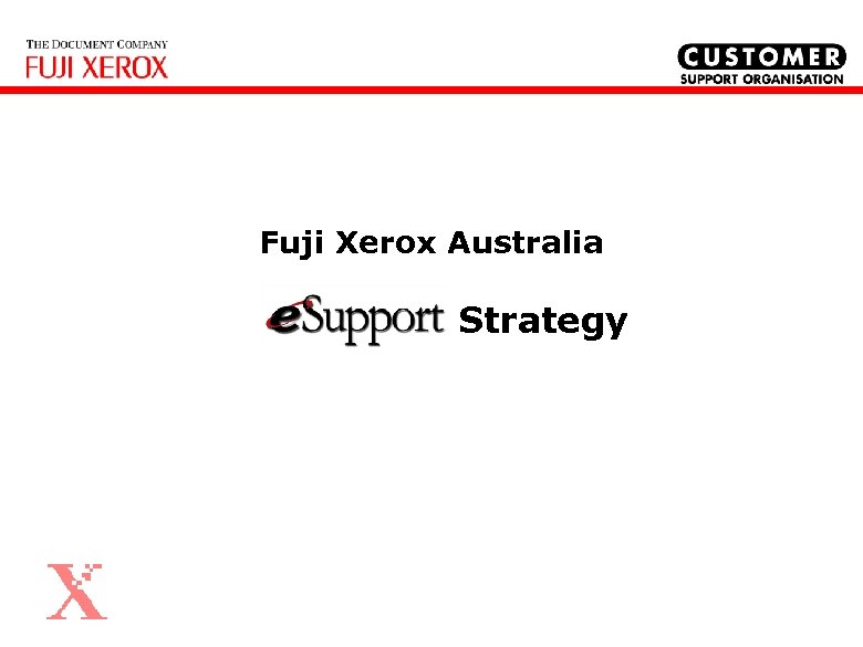 Fuji Xerox Australia Strategy 