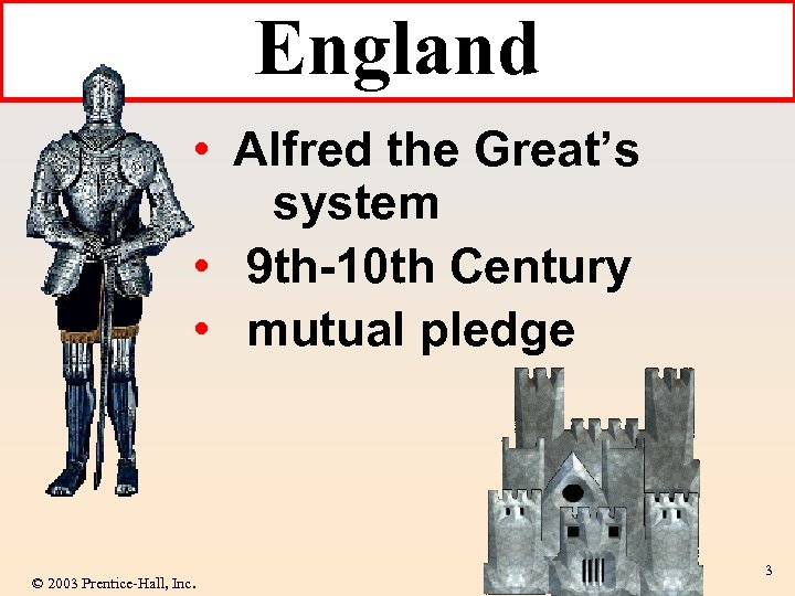 England • Alfred the Great’s system • 9 th-10 th Century • mutual pledge