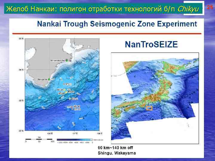 Желоб Нанкаи: полигон отработки технологий б/п Chikyu 25 