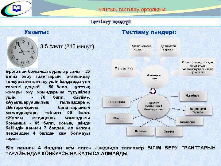 Программаны тестілеу презентация