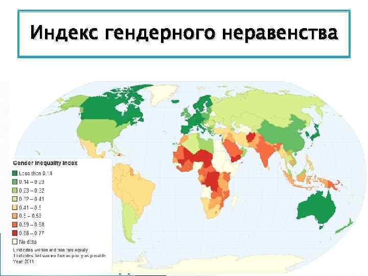 Индекс гендерного неравенства 32 