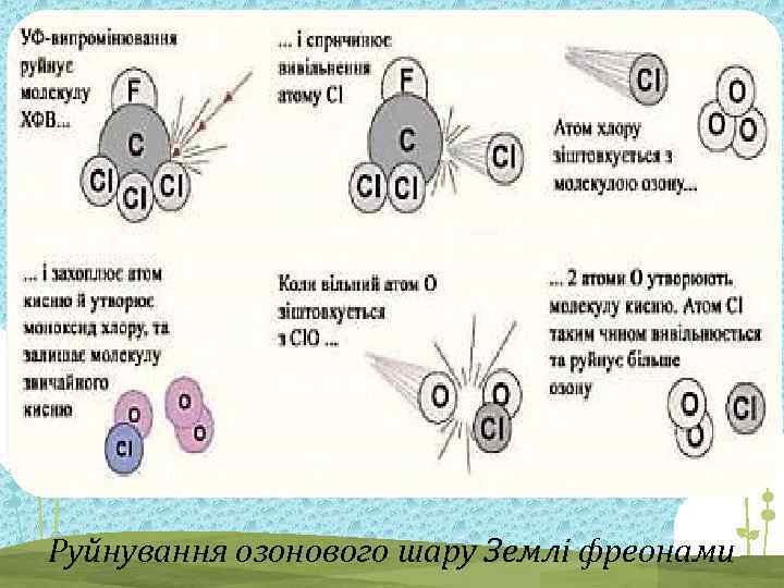 Руйнування озонового шару Землі фреонами 