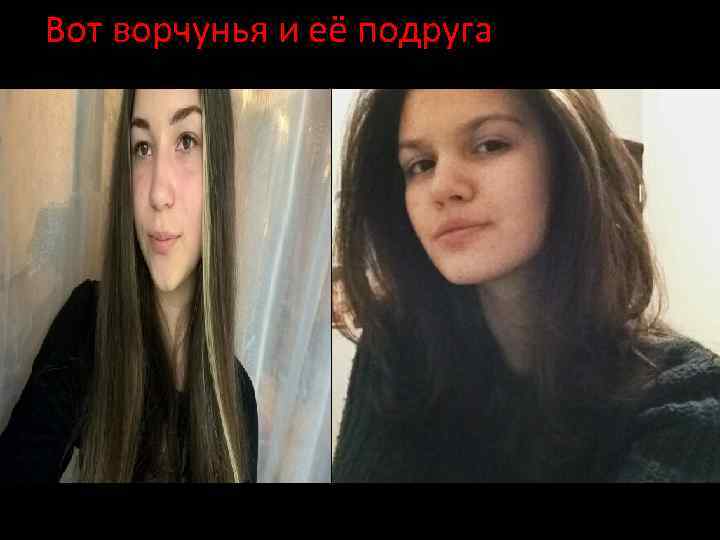 Вот ворчунья и её подруга 