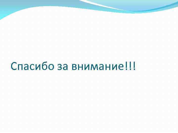 Спасибо за внимание!!! 