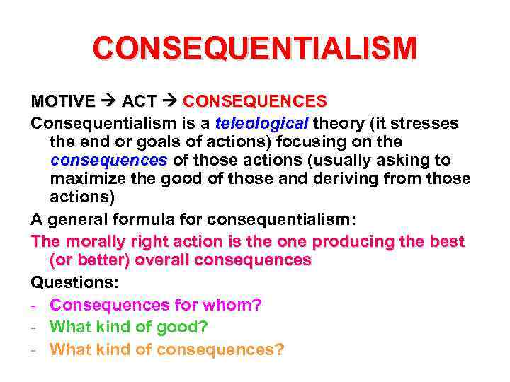 hedonic consequentialism