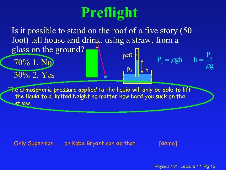 Preflight Is it possible to stand on the roof of a five story (50