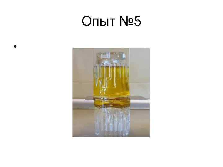 Опыт № 5 • 