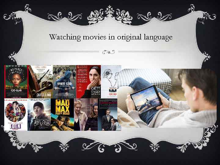 Watching movies in original language 