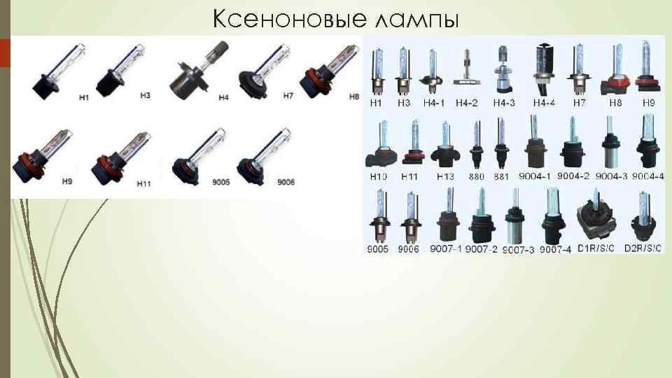 Ксеноновые лампы 