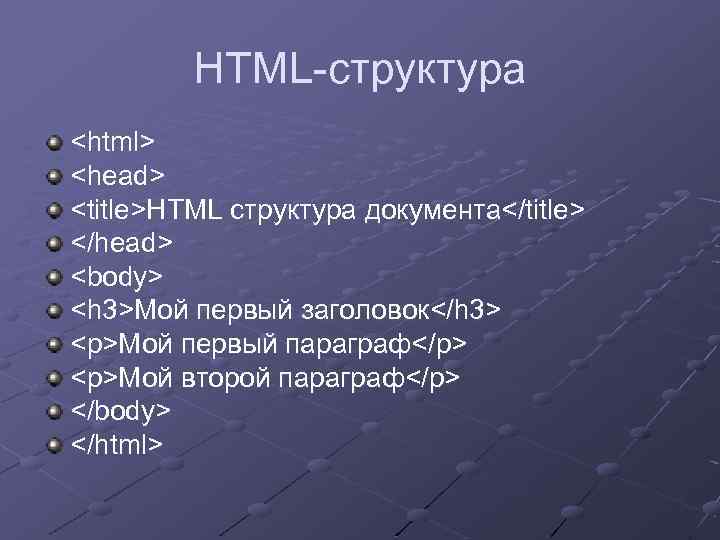 Теги html body title head