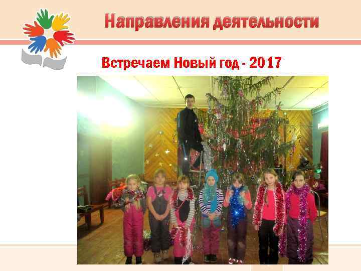 Направления деятельности Встречаем Новый год - 2017 