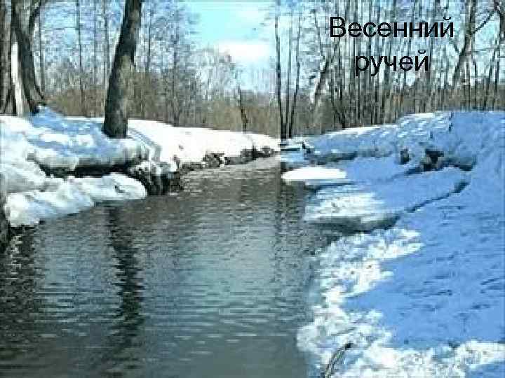 Весенний ручей 