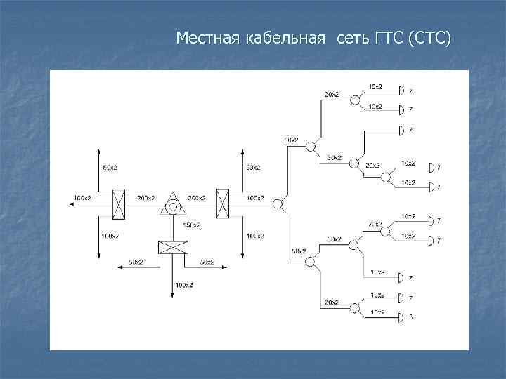 Местная кабельная сеть ГТС (СТС) 