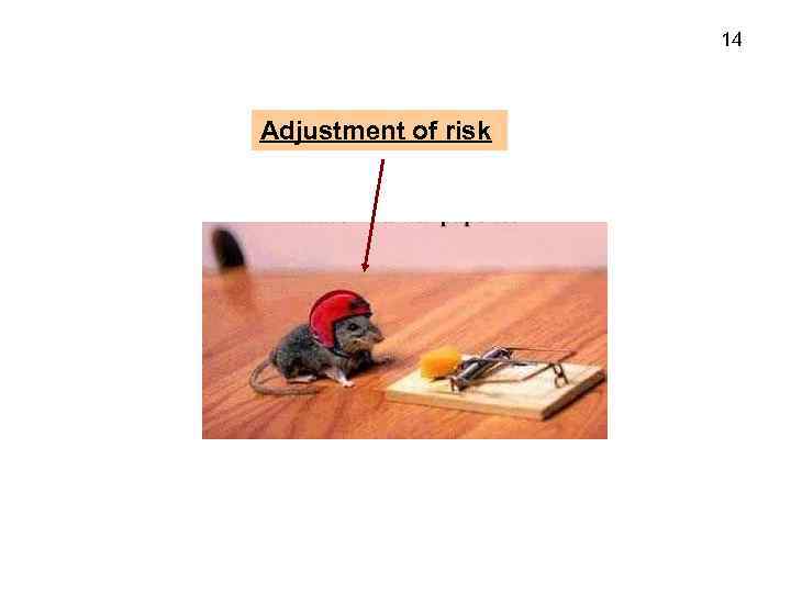 14 Adjustment of risk 