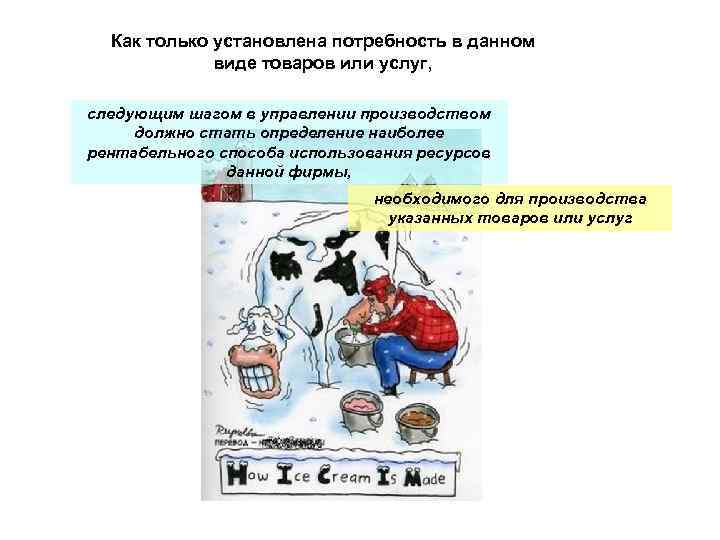 Как только установлена потребность в данном виде товаров или услуг, следующим шагом в управлении