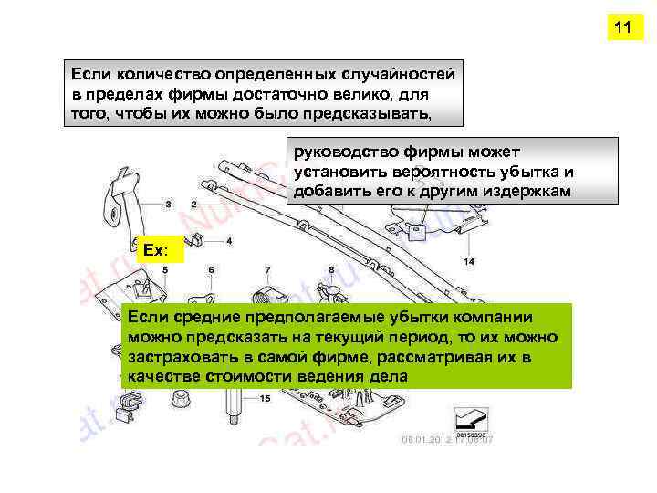 11 Если количество определенных случайностей в пределах фирмы достаточно велико, для того, чтобы их