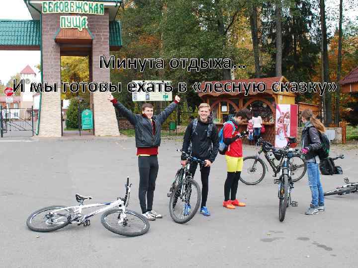 Минута отдыха… И мы готовы ехать в «лесную сказку» 