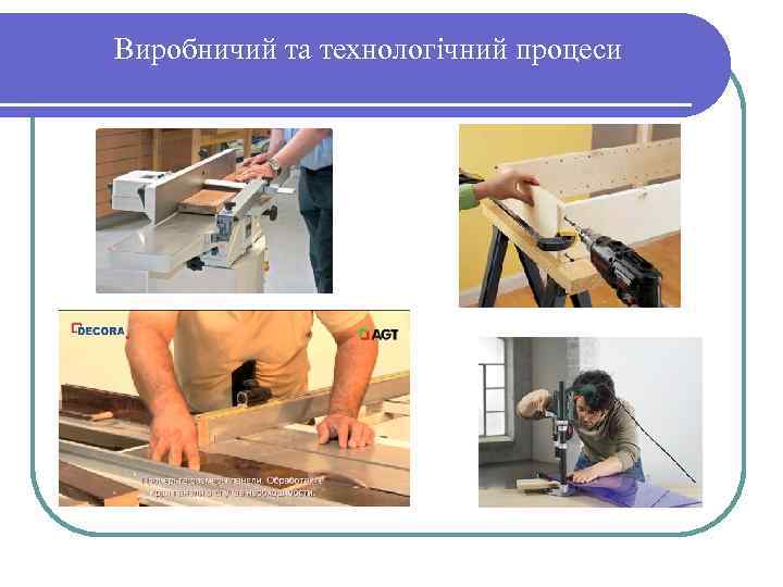 Виробничий та технологічний процеси 