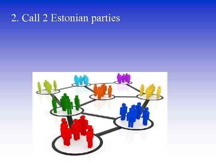 2. Call 2 Estonian parties 