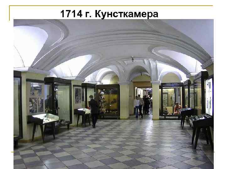 1714 г. Кунсткамера 