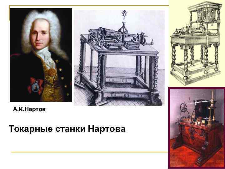 А. К. Нартов Токарные станки Нартова 