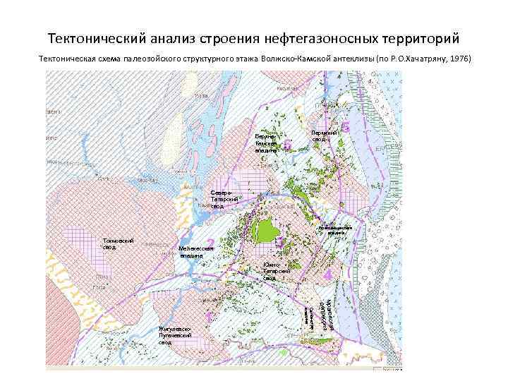 Тектоническая схема пермского края