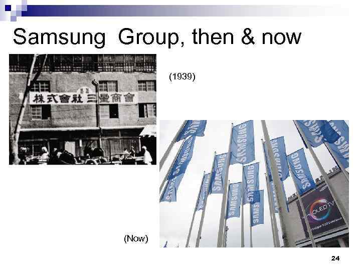 Samsung Group, then & now (1939) (Now) 24 