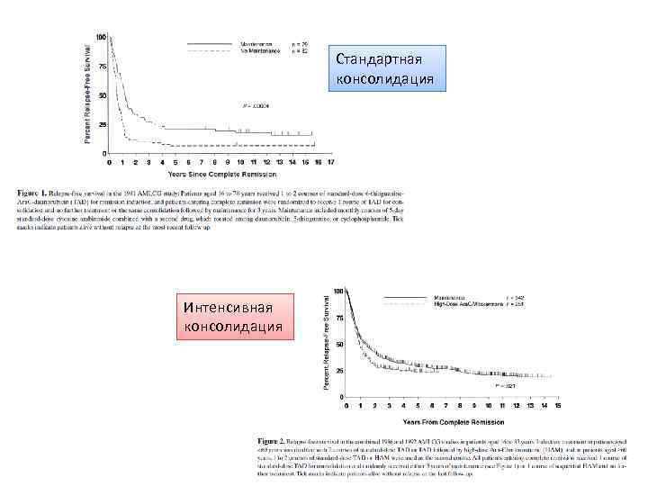 Стандартная консолидация Интенсивная консолидация 