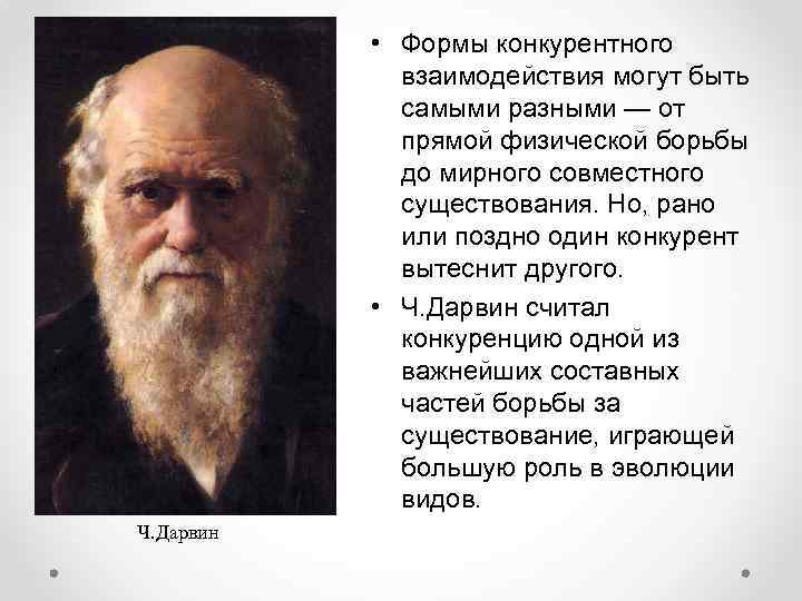  • Формы конкурентного взаимодействия могут быть самыми разными — от прямой физической борьбы