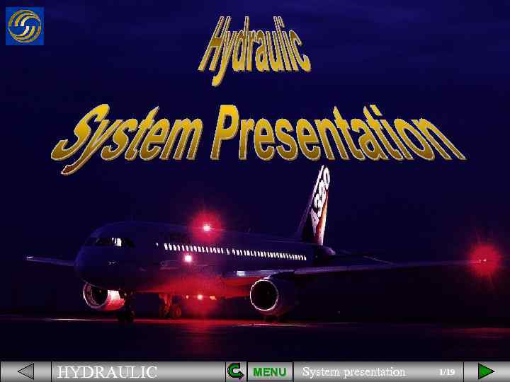 HYDRAULIC MENU System presentation 1/19 