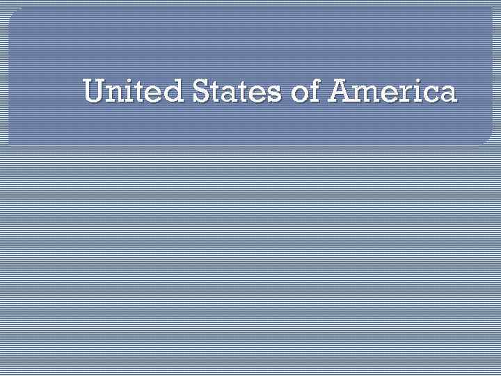 United States of America 