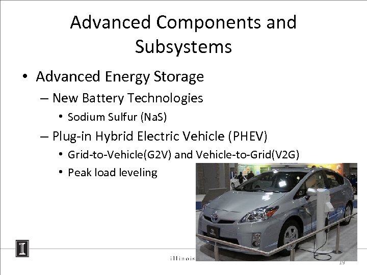 Advanced Components and Subsystems • Advanced Energy Storage – New Battery Technologies • Sodium