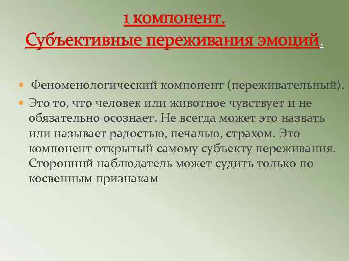 Субъективные переживания. Субъективные эмоции. Субъективное эмоции читать рассказы