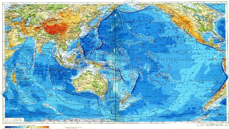 Контурная карта тихого океана 7 класс распечатать