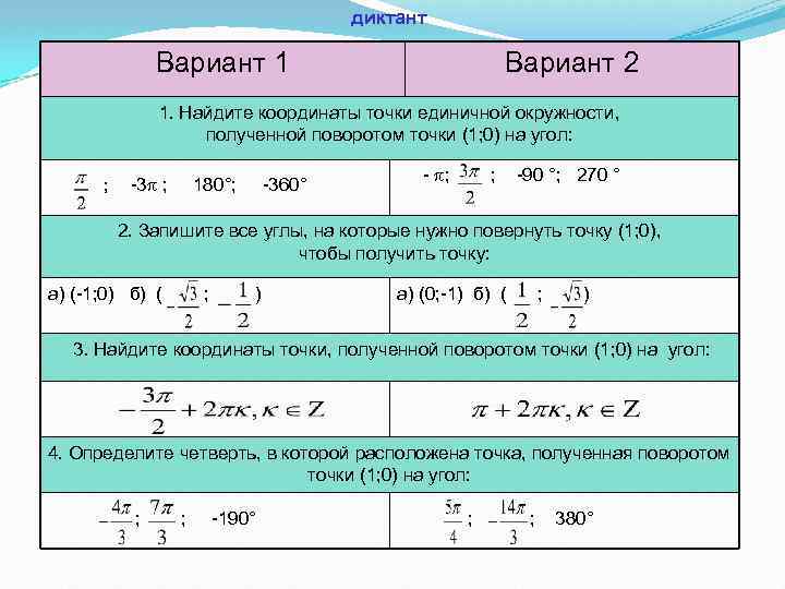 Получить координаты точки. Найдите координаты точки полученной поворотом точки. Найдите координаты точки единичной окружности. Найдите координаты точки полученной поворотом точки а 1 0 на угол. Найдите координаты точки полученной поворотом точки р 1 0 на угол - п/2.