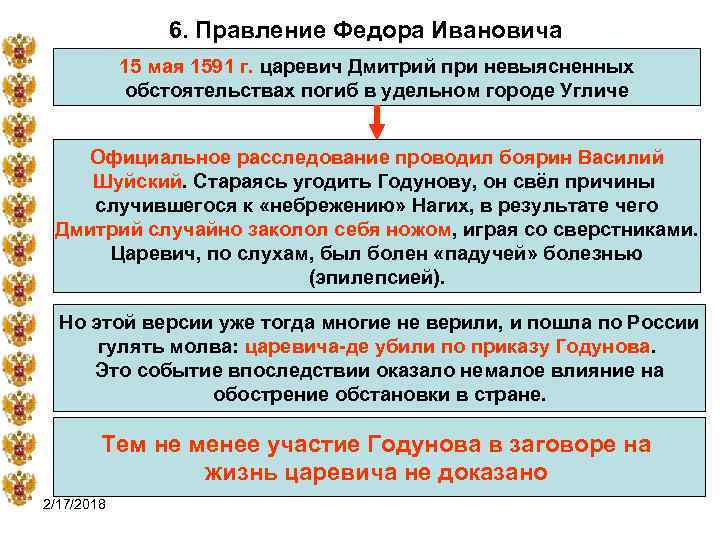 Составьте характеристику событий 1591 года в угличе по плану ключевые факты возникшие версии причин