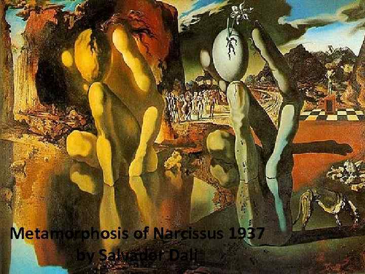 Metamorphosis of Narcissus 1937 by Salvador Dali 